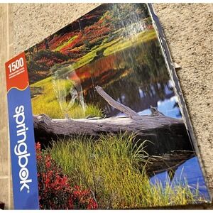 Springbok Nature Paisible 1500 Piece Jigsaw‎ Puzzle Open Box Landscape Foliage